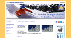 Desktop Screenshot of powderskiingcolorado.com